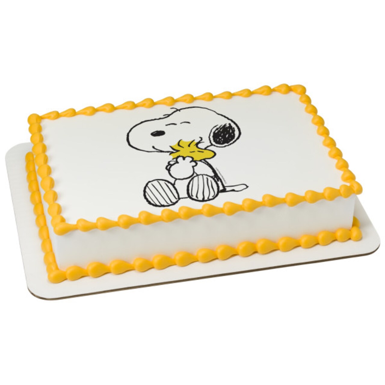 Peanuts® Snoopy® and Woodstock® Edible Cake Topper Image - 1/4 Sheet